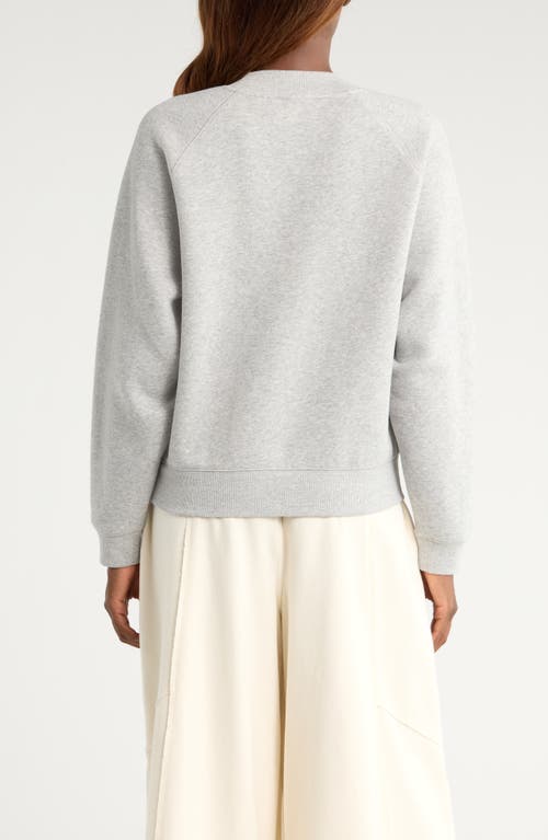 Ugg(r) Logo Crewneck Sweatshirt In Gray