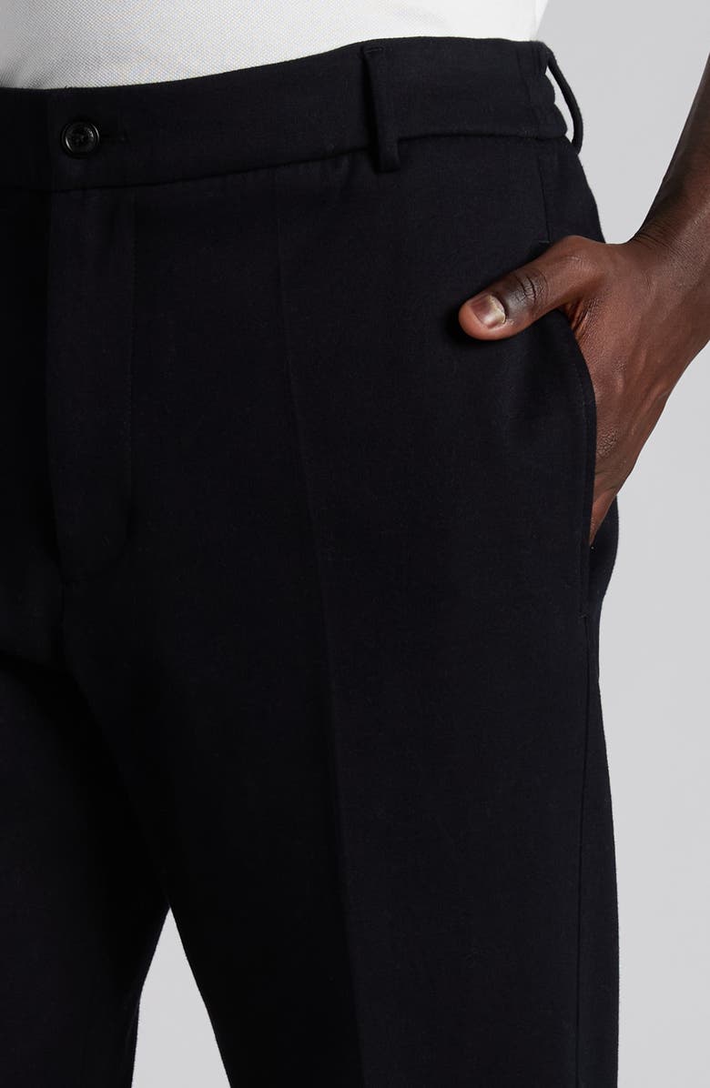 Moncler Tailored Cotton Blend Pants, Alternate, color, Night Sky