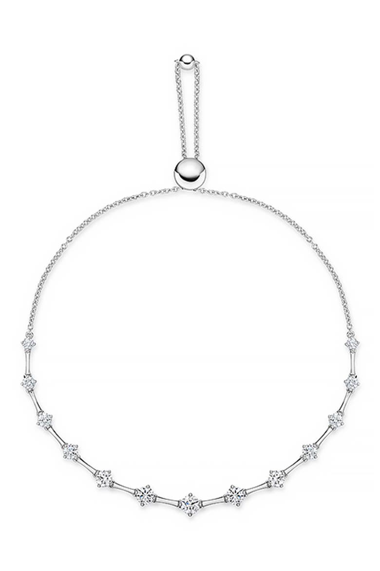 Cadence Bolo Diamond Bracelet, Main, color, WHITE GOLD