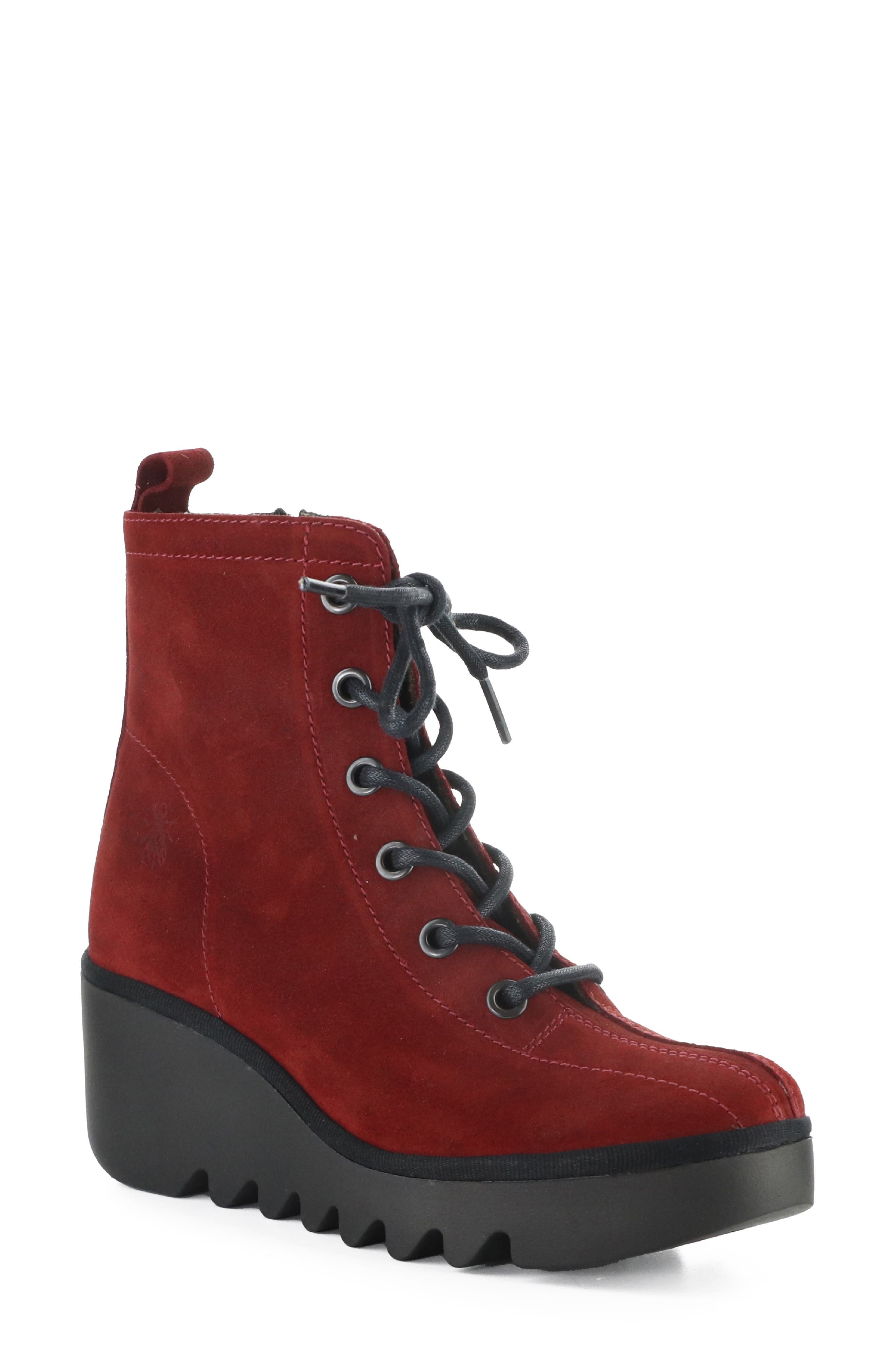 Bink Wedge Boot, Main, color, 004 RED