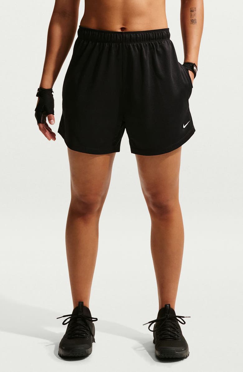 Nike One Dri-FIT Mid Rise 5-Inch Shorts, Main, color, 