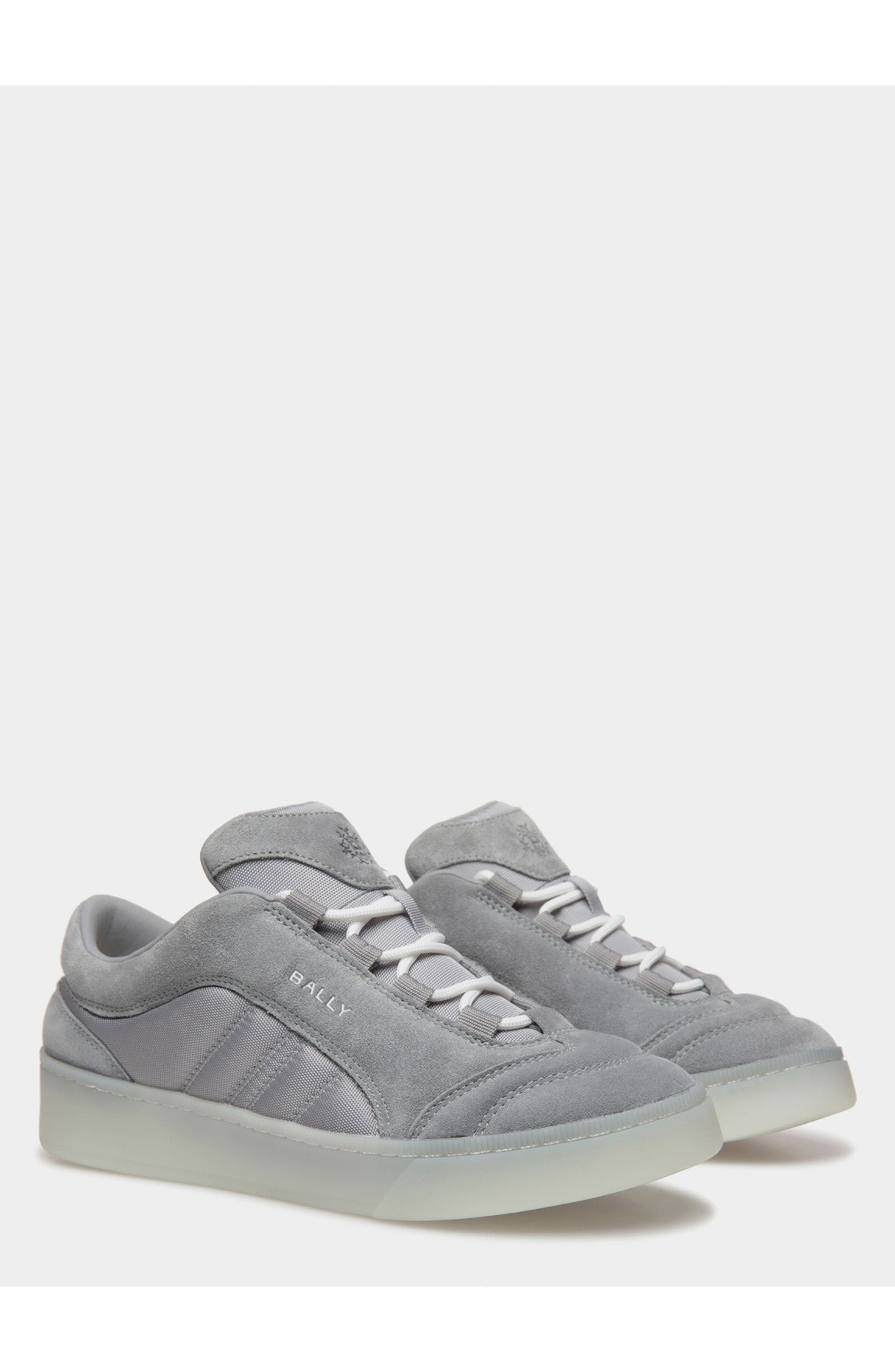 Bally Raise Sneaker in Suede Leather and Nylon, Alternate, color, 