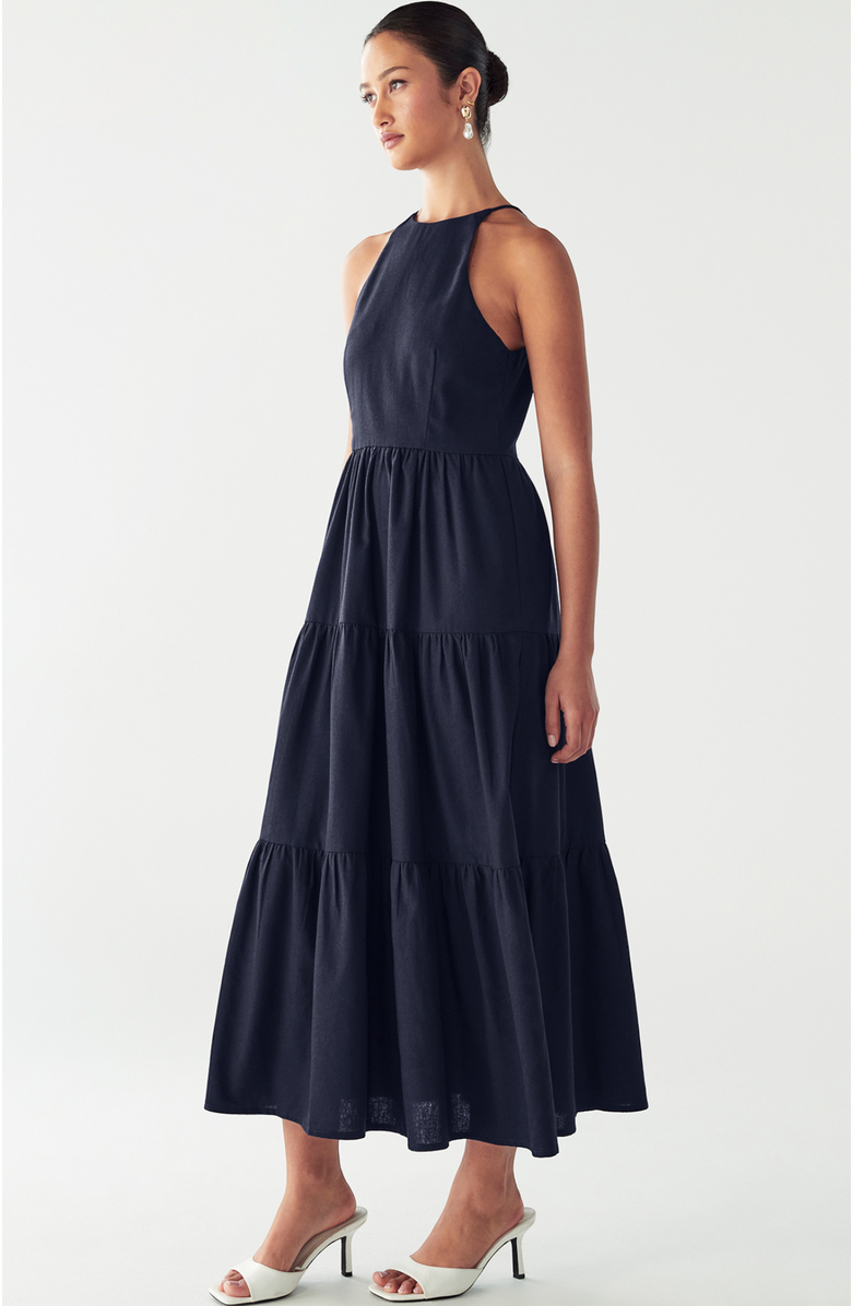 WILLA Aquila Maxi Dress, Alternate, color, Navy Blue