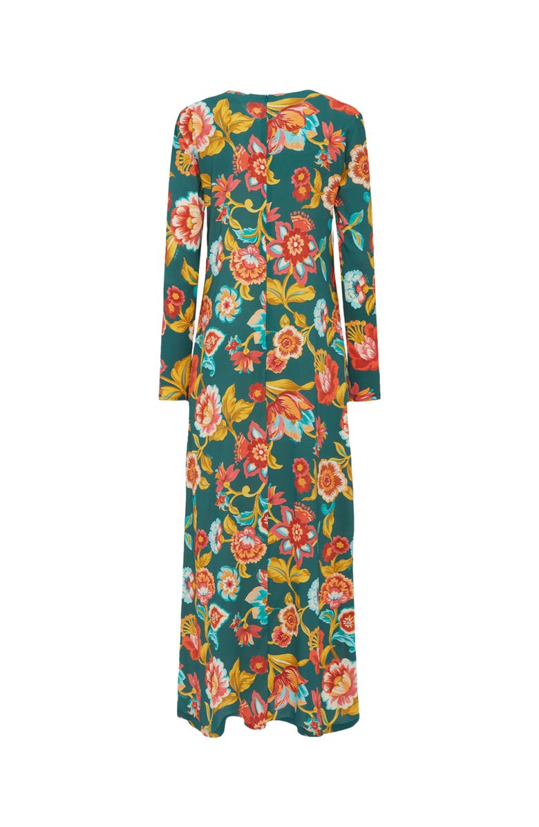 La DoubleJ Long Sleeve Swing Dress Hottie Emerald, Alternate, color, Hottie Emerald