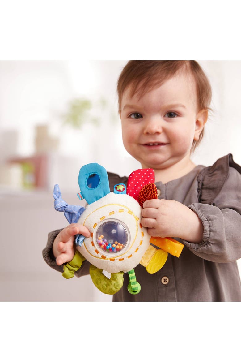Teether Cuddly Rainbow Round Activity Toy, Alternate, color, Multi