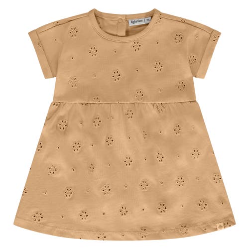 BABYFACE Floral Eyelet Short Sleeve Dress in Sienna  product