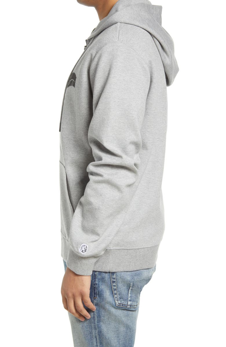 Billionaire Boys Club Men's BB Eva Full-Zip Hoodie, Alternate, color, Dark Heather Grey