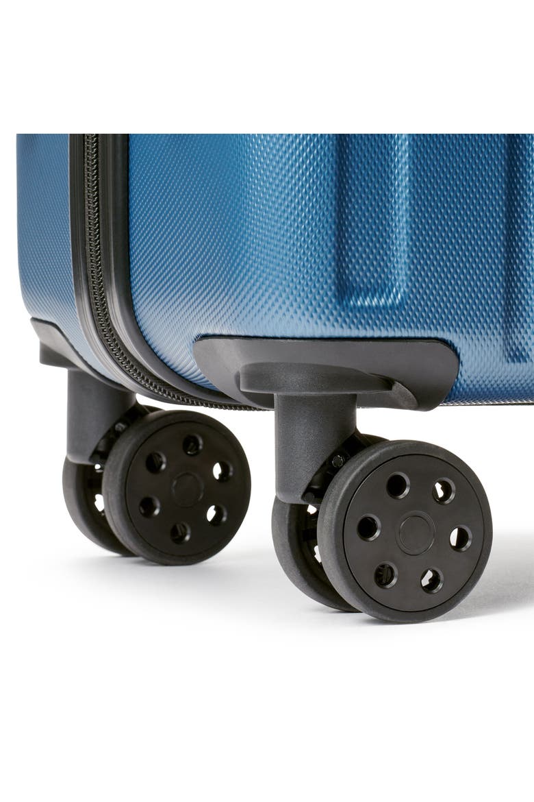 Lotus Upright Suitcase, Alternate, color, Blue Steel