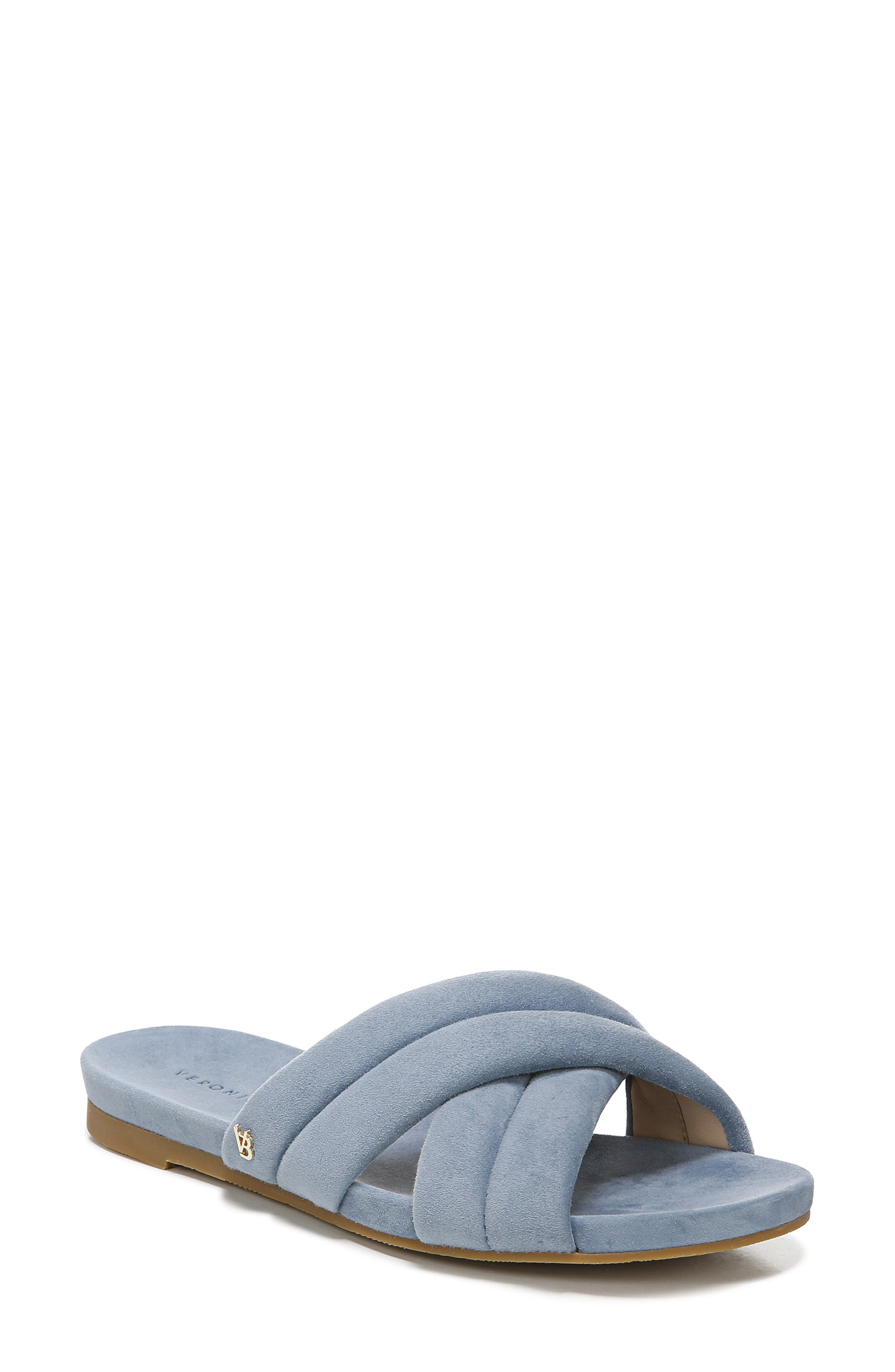 Elise Slide Sandal, Main, color, JEANS