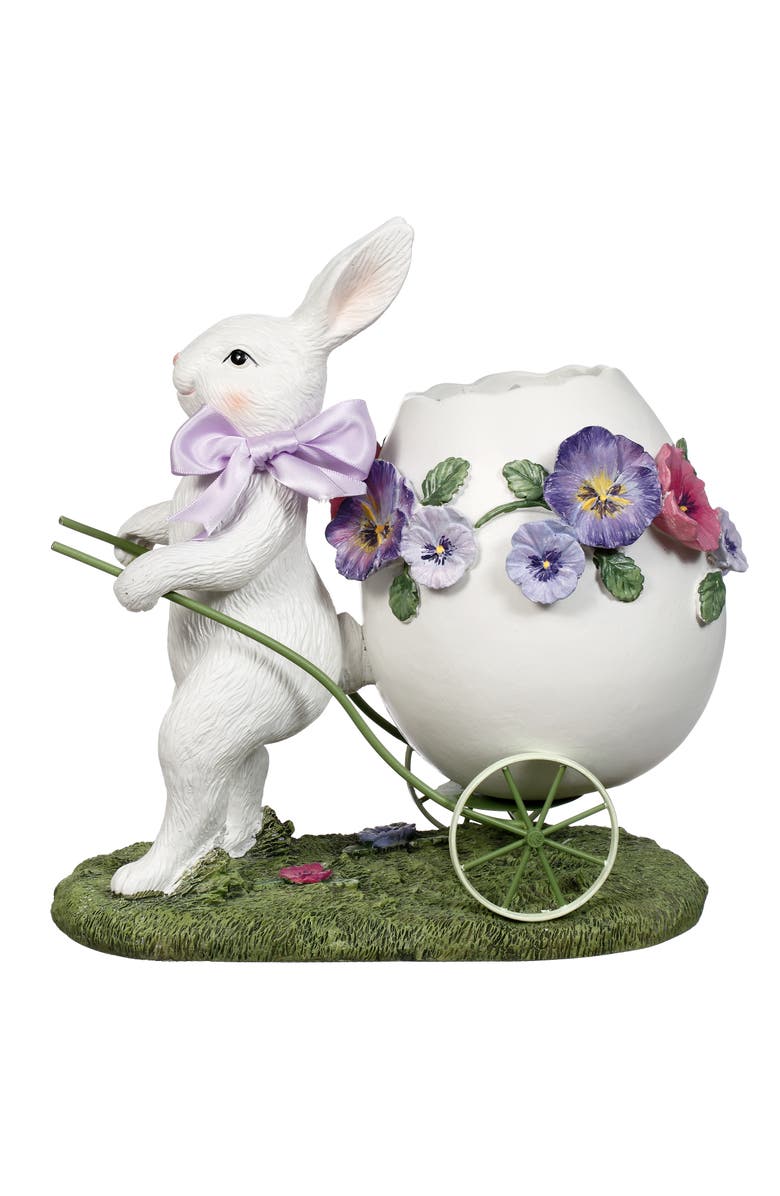 Mark Roberts Bunny with Egg Carriage, Main, color, Lilac
