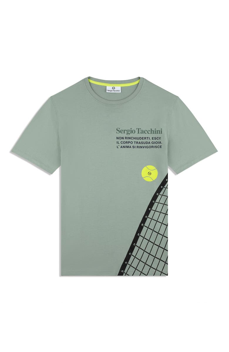Sergio Tacchini Netto T-shirt, Alternate, color, Slate Gray