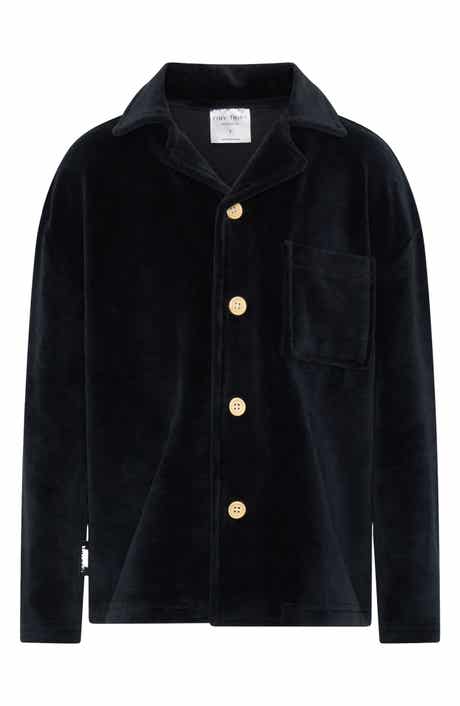 TINY TRIBE Kids' Cotton Blend Button-Up Shirt