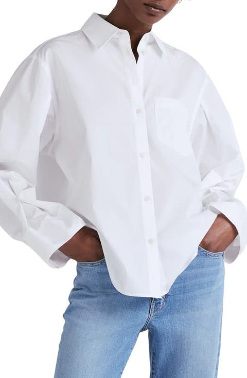 Wesley Cotton Poplin Button-Up Shirt