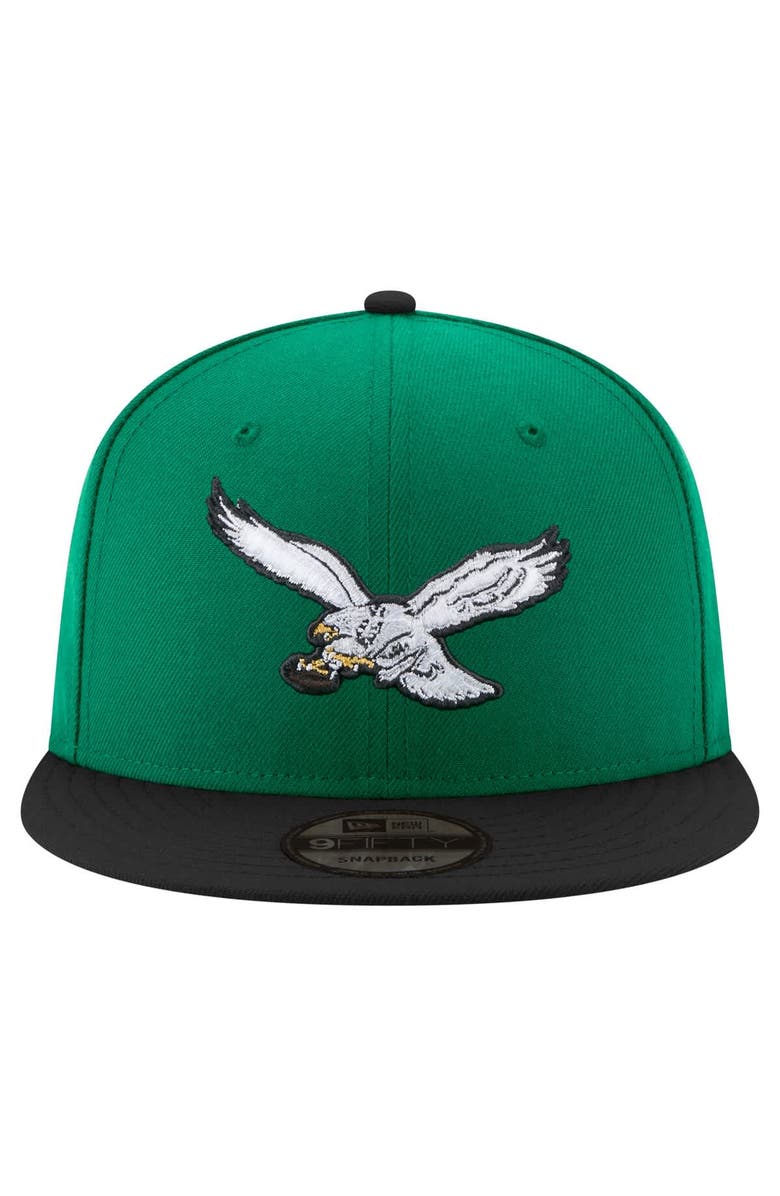 New Era Men's New Era Midnight Green/Black Philadelphia Eagles Super Bowl LIX Champions Historic Side Patch 9FIFTY Snapback Hat, Alternate, color, 