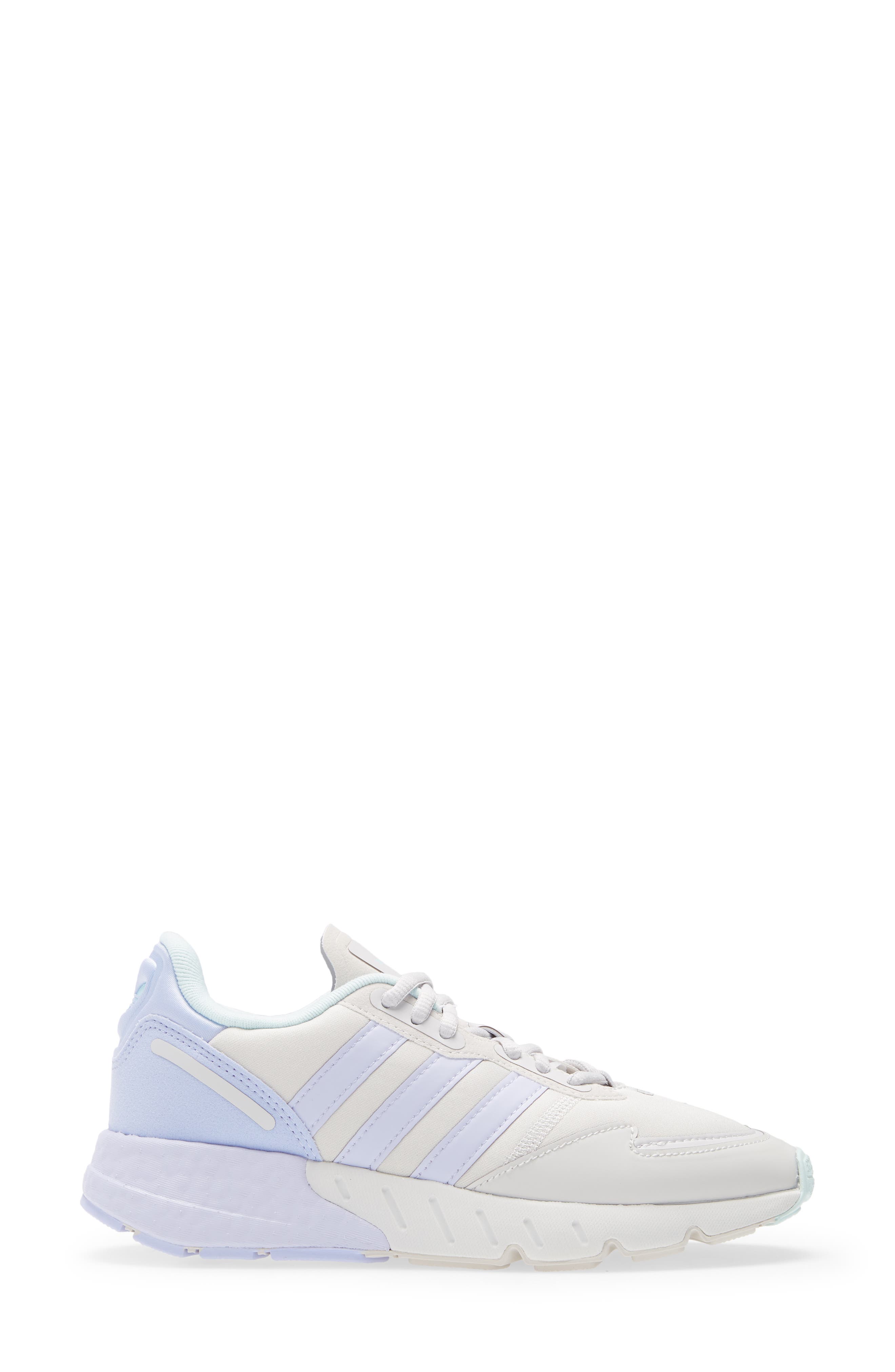 ZX 1K Boost Sneaker, Alternate, color, GREY/ VIOLET/ HALO MINT