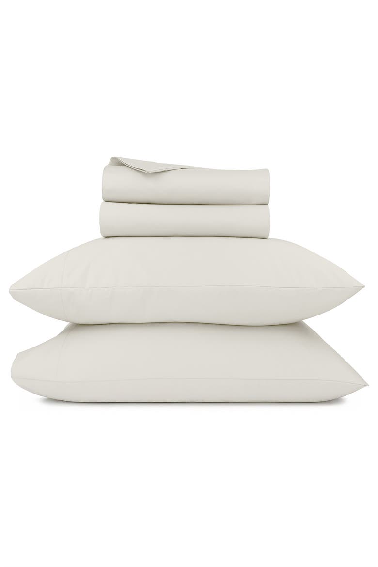 Grand Indulgence 1000 Thread Count 100% Cotton Sateen Sheet Set, Main, color, Eggshell Cream