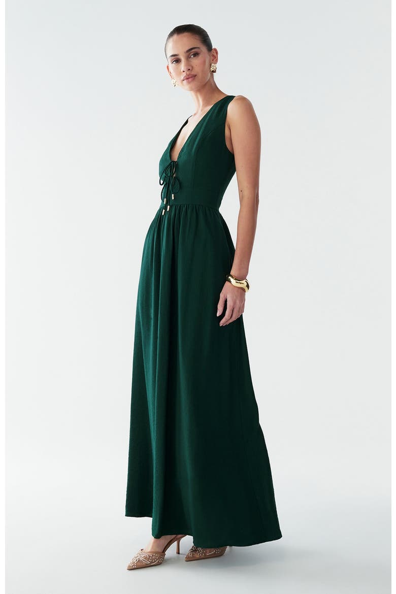 Amber Maxi Dress, Alternate, color, Emerald