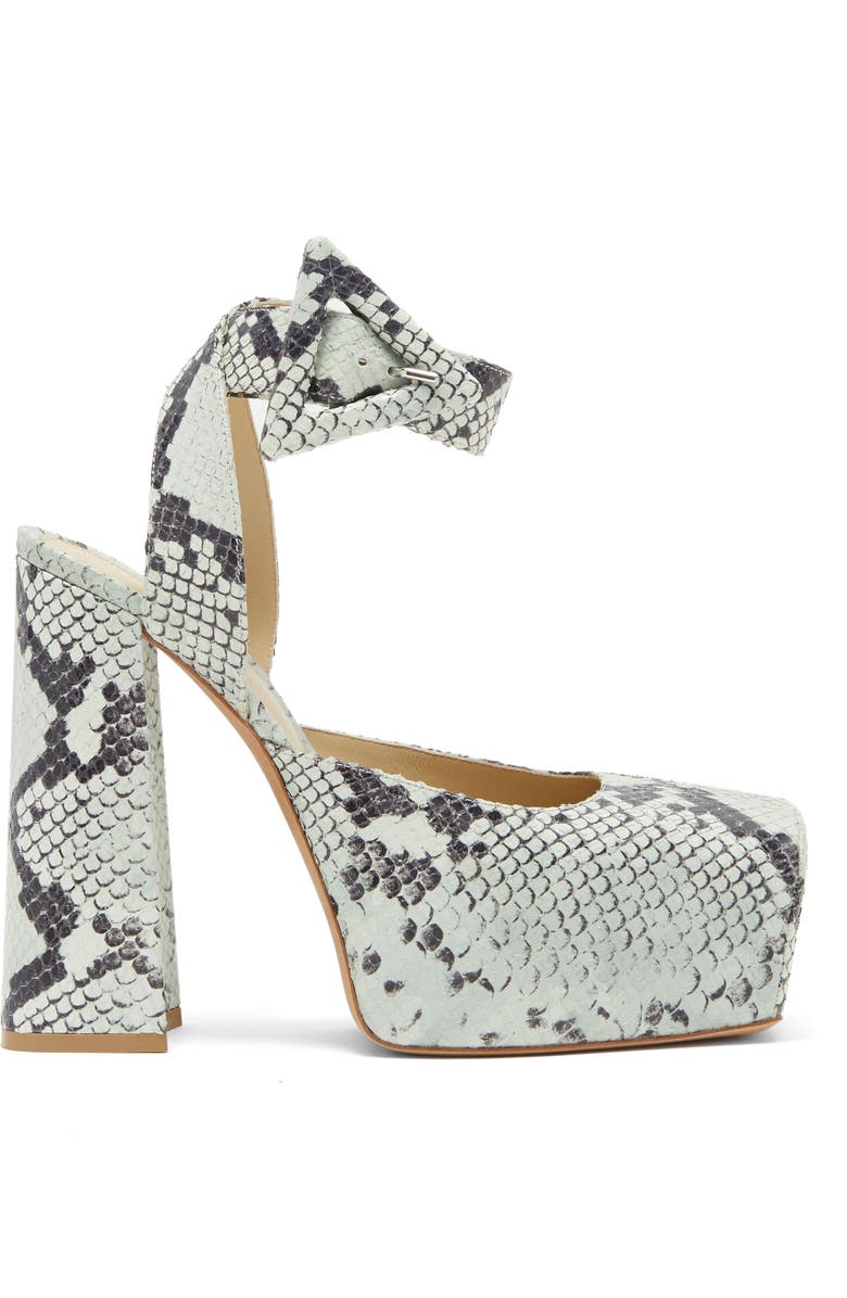Bottega Veneta Snake Print Tower Pump, Alternate, color,