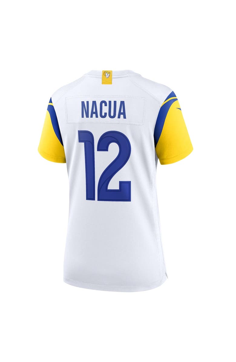 Nike Women's Nike Puka Nacua White Los Angeles Rams Game Player Jersey, Alternate, color, White