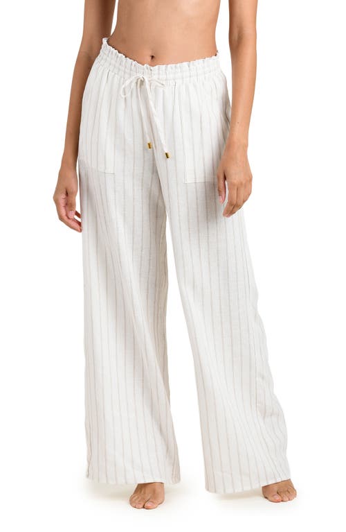 La Blanca Delphine Coast Wide Leg Cover-up Pants In Multi