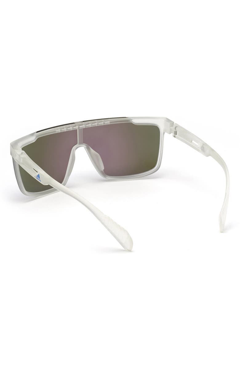 adidas Shield Sunglasses, Alternate, color, Crystal / Smoke Mirror