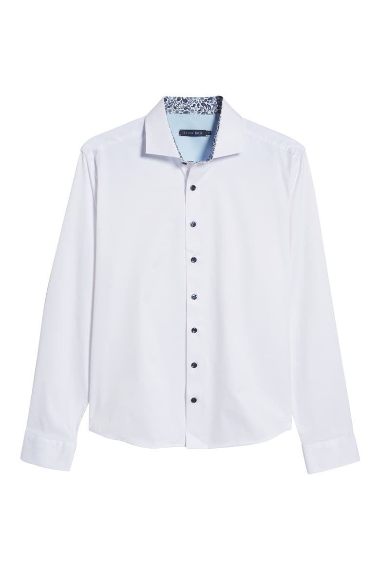 DRY TOUCH® Performance Button-Up Shirt, Alternate, color, WHITE