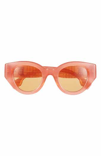 Burberry Meadow 47mm Round Sunglasses