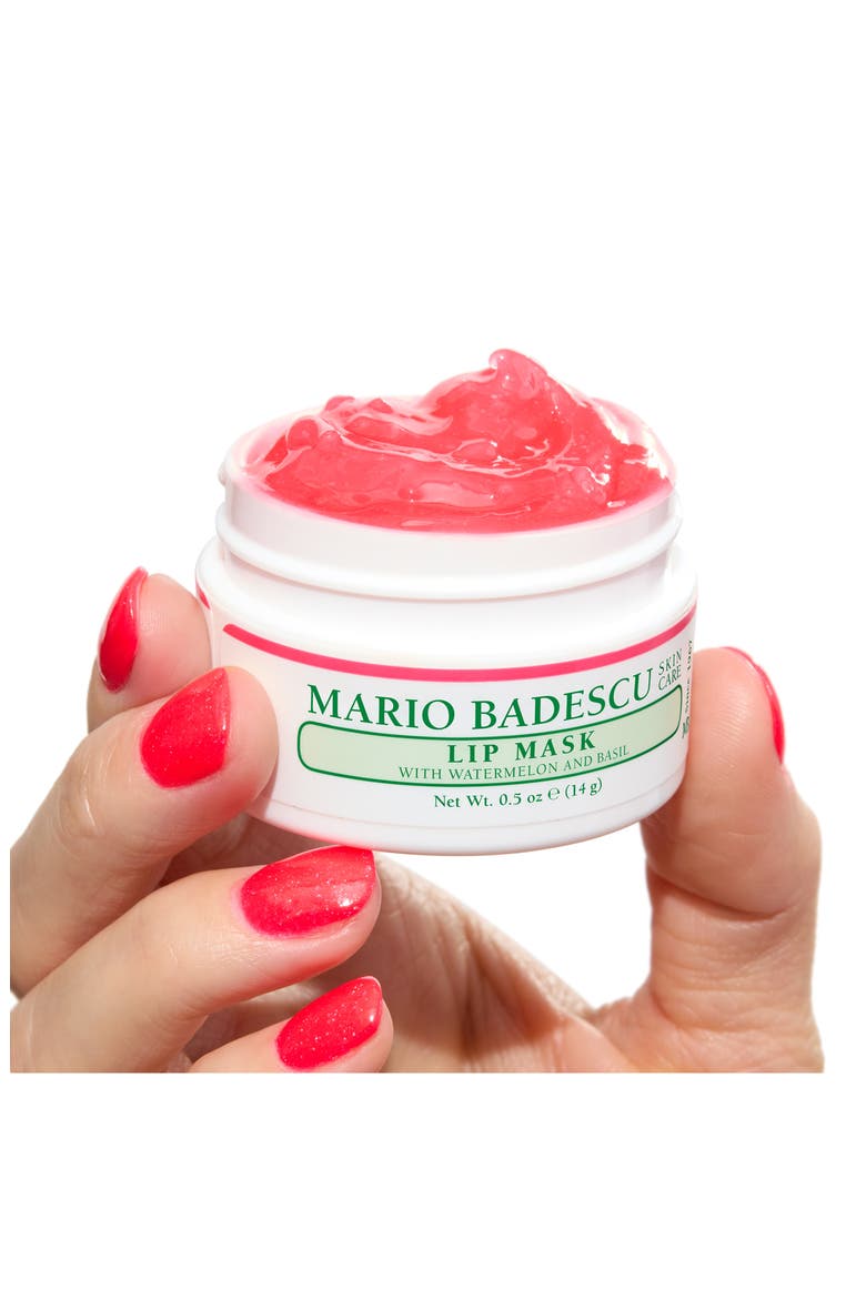 Watermelon & Basil Lip Mask, Alternate, color, NO COLOR