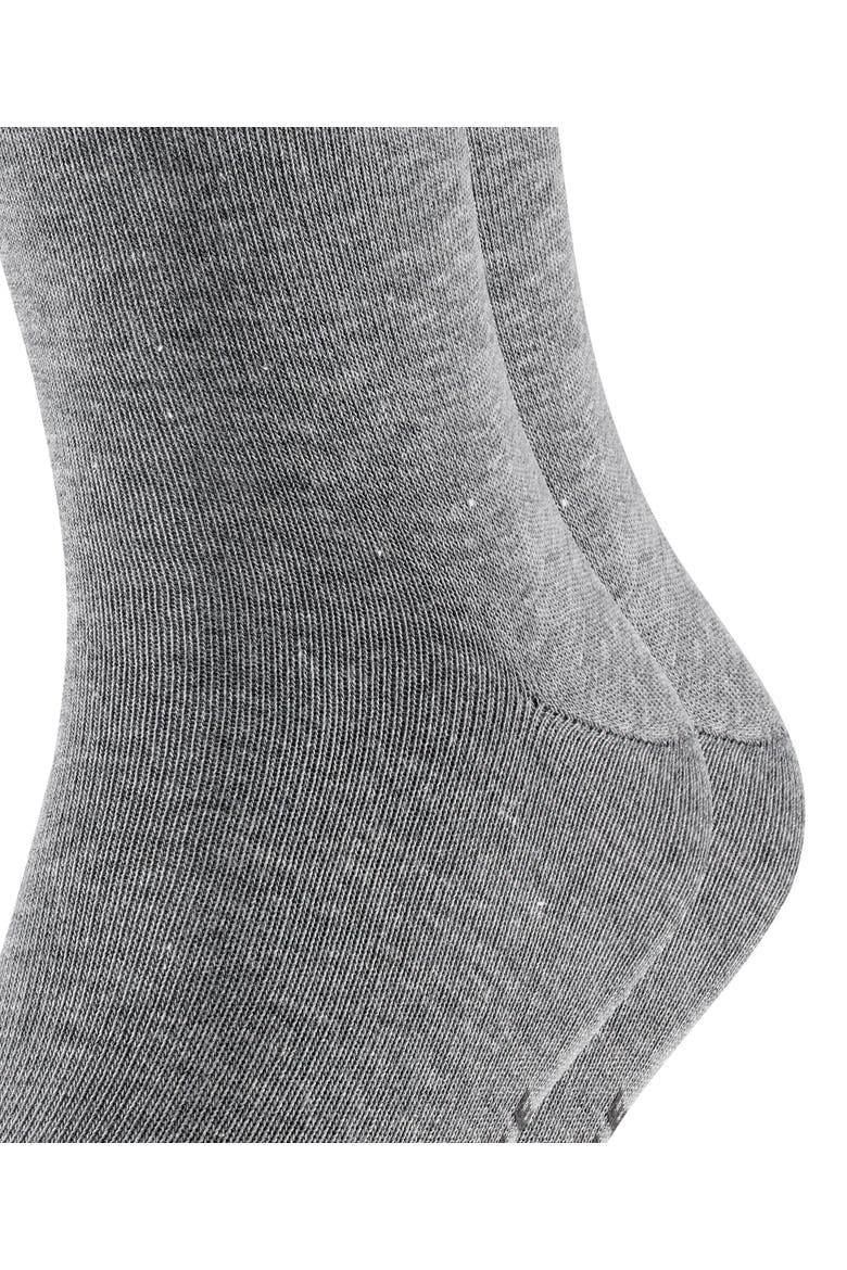 Happy 2-Pack Cotton Socks, Alternate, color, Light Grey Melange