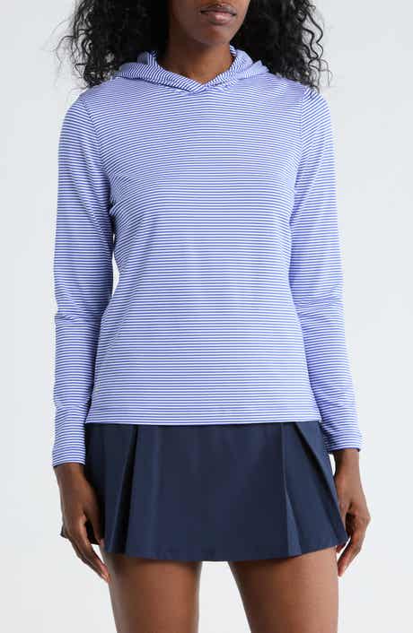 Peter Millar Pine Vista Stripe Performance Hoodie
