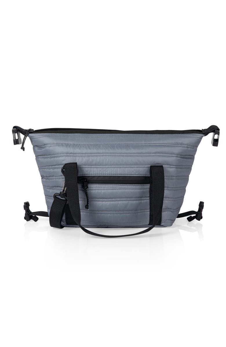 Oniva Midday Quilted Washable Insulated Lunch Bag, Alternate, color, Gray