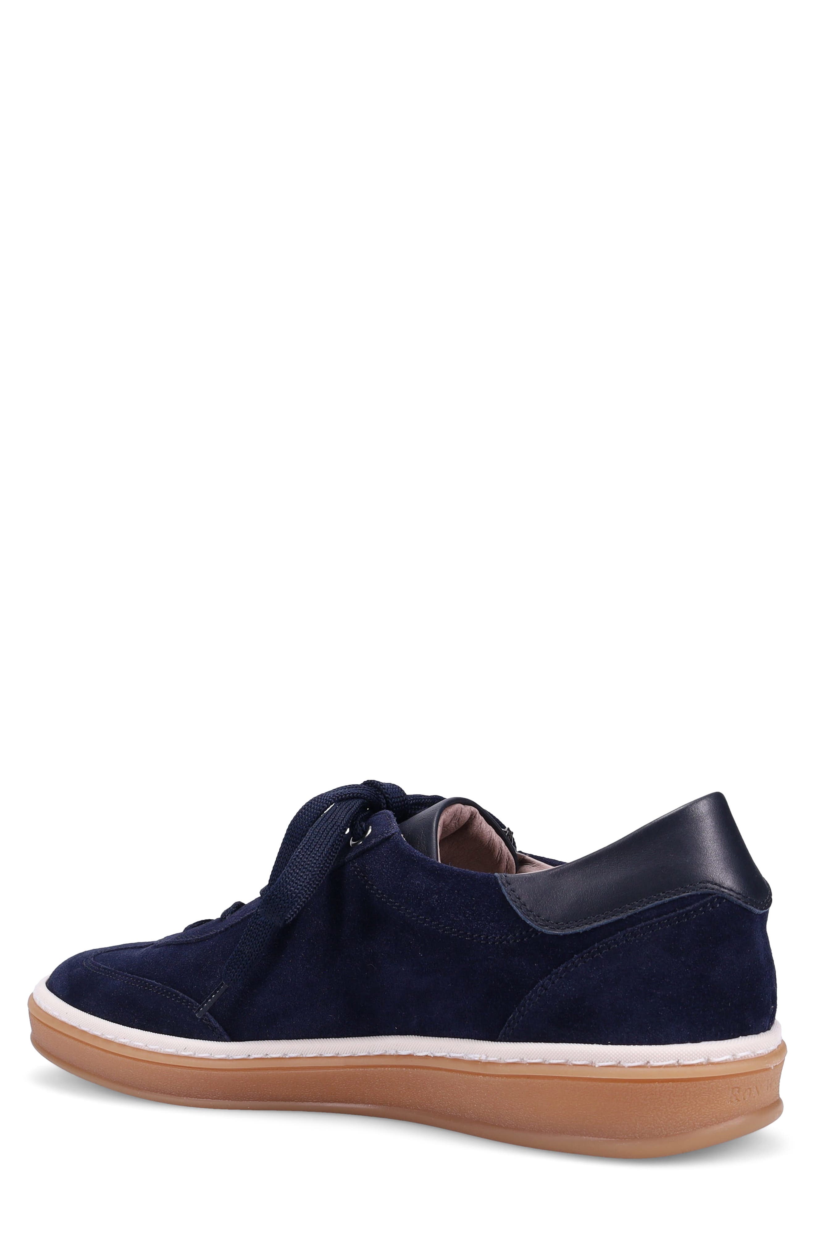 Ilya Weatherproof Suede Sneaker, Alternate, color, DARK JEANS