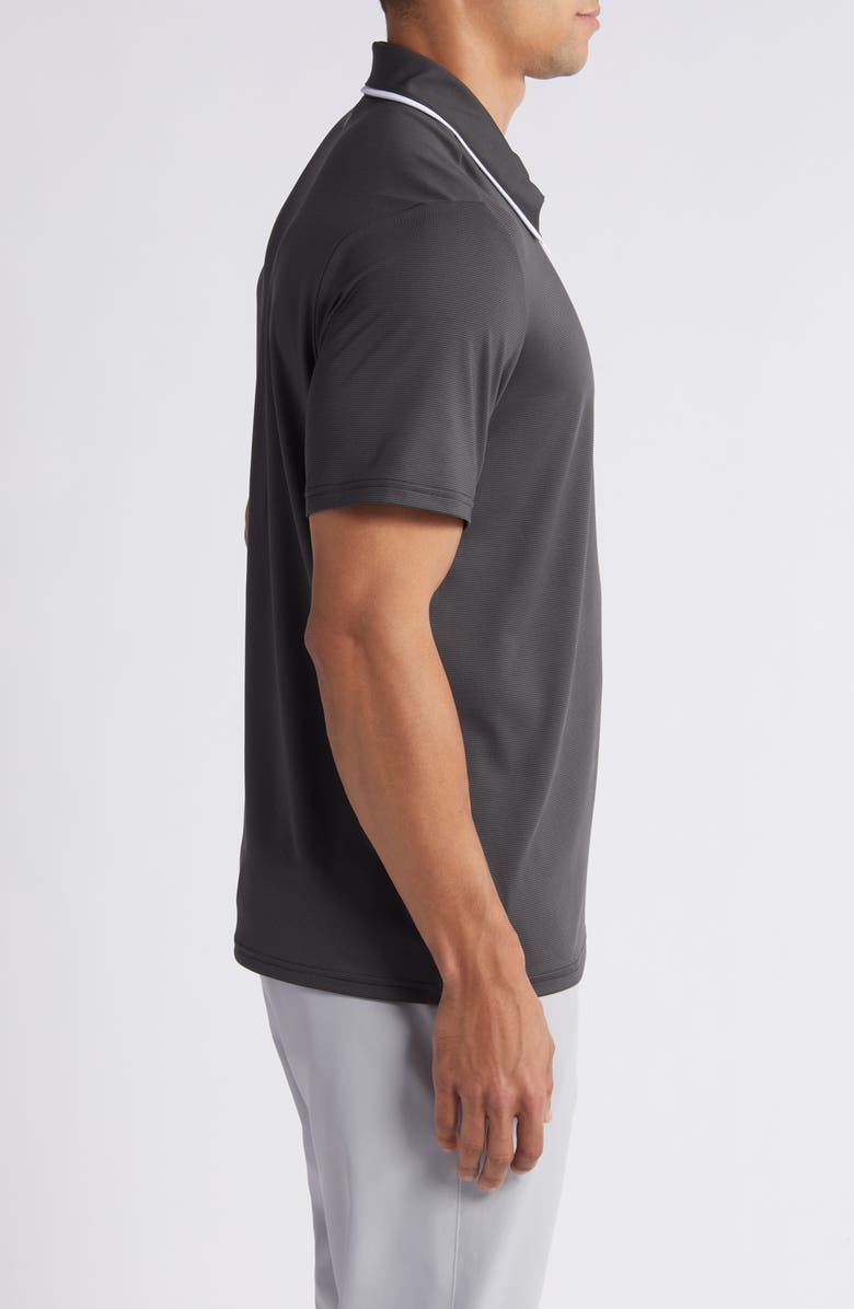 Zella Tipped Stripe Polo Shirt, Alternate, color,