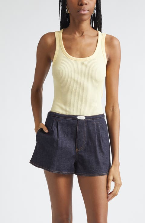 The Rond Carré Rib Cotton Tank