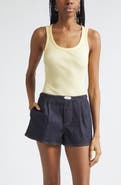 Jacquemus The Rond Carré Rib Cotton Tank