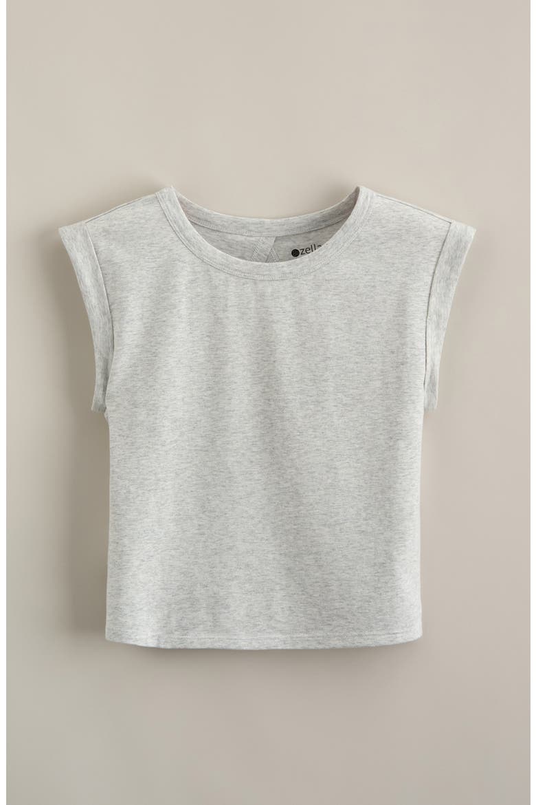 Kids' Breeze Back Tee, Main, color, GREY LIGHT HEATHER