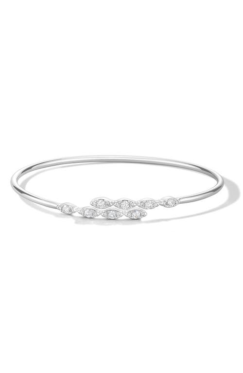 HEARTS ON FIRE Aerial Marquise Diamond Bangle in White Gold  product