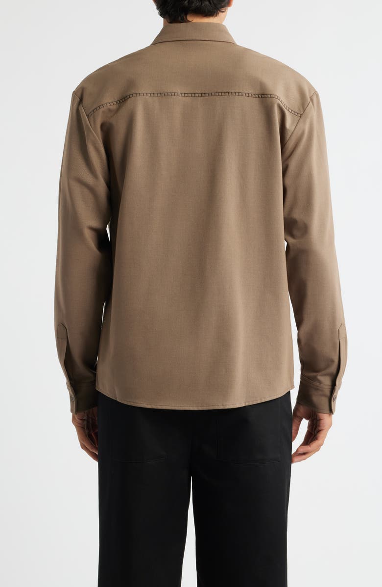 KROST Blanket Stitch Button-Up Shirt, Alternate, color, Demitasse