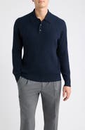 Nordstrom Rib Cashmere Polo Sweater