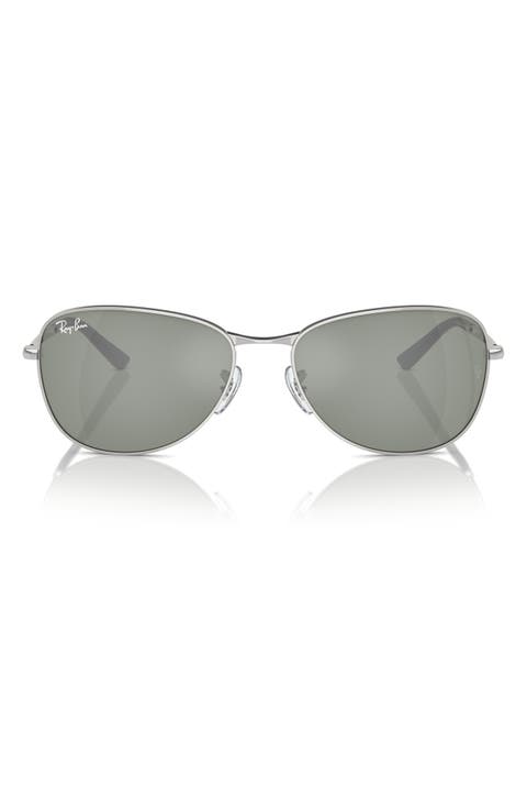 59mm Pilot Sunglasses