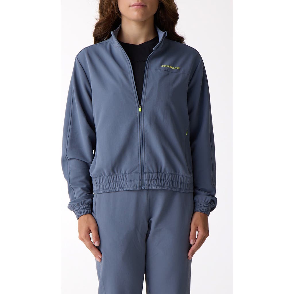 Centerline Athletics Courtside Track Jacket In Blue