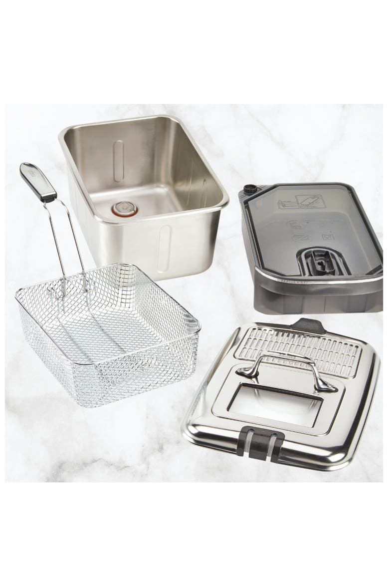 EZ Clean Pro 3.5-Liter Deep Fryer, Alternate, color, SILVER