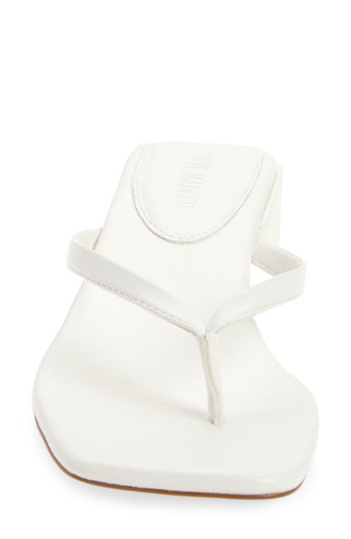 Steve Madden Caribbean Flip Flop In White