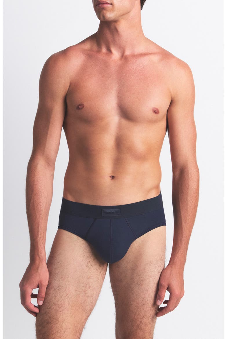 3-Pack Cotton & Modal Blend Briefs, Alternate, color, BLUE BLACK MULTI