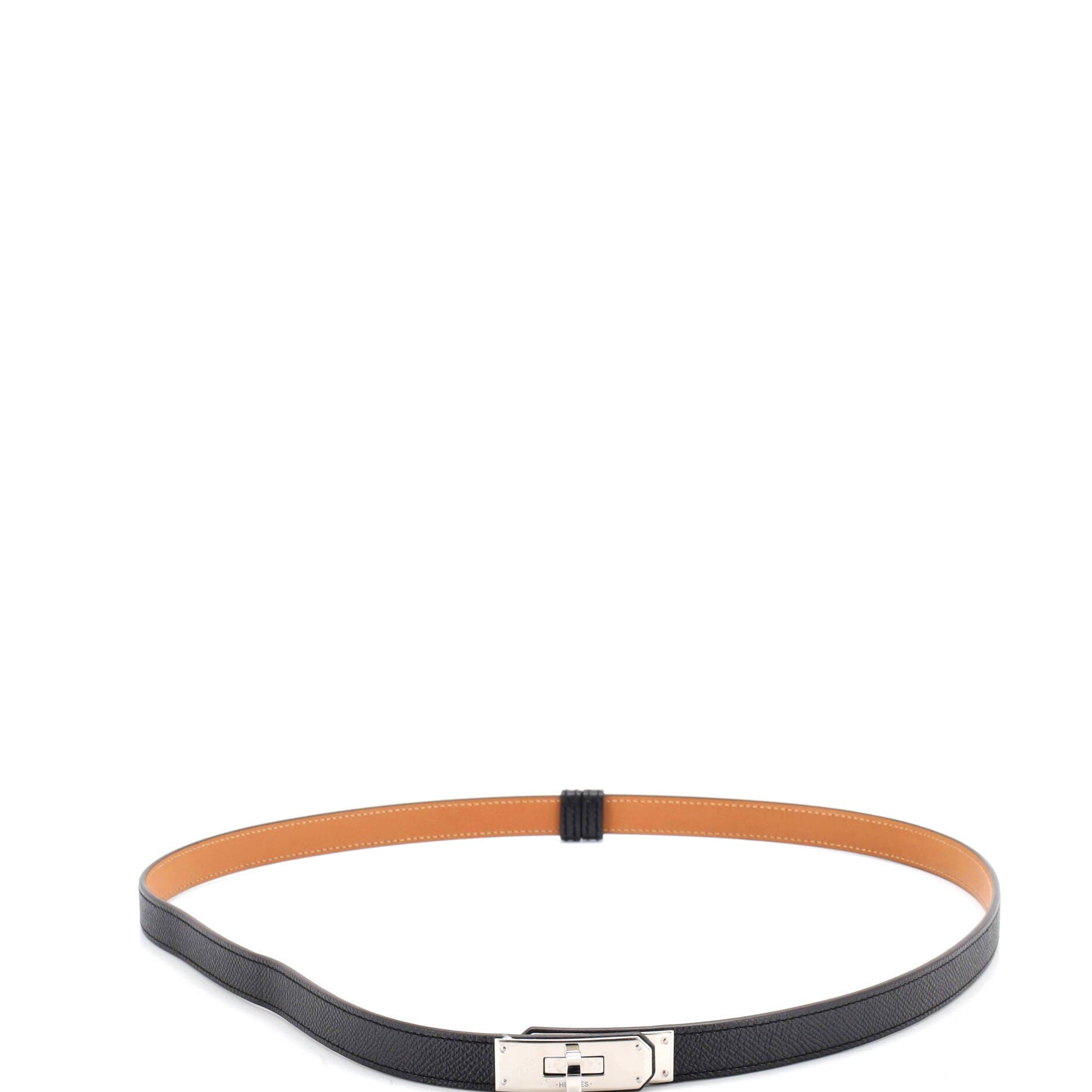 Kelly Belt Leather Thin, Alternate, color, Black