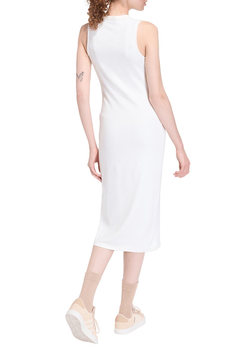 All SZN Rib Midi Tank Dress, Alternate, color, OFF WHITE