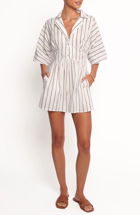 Sonyalle Stripe Cotton Romper