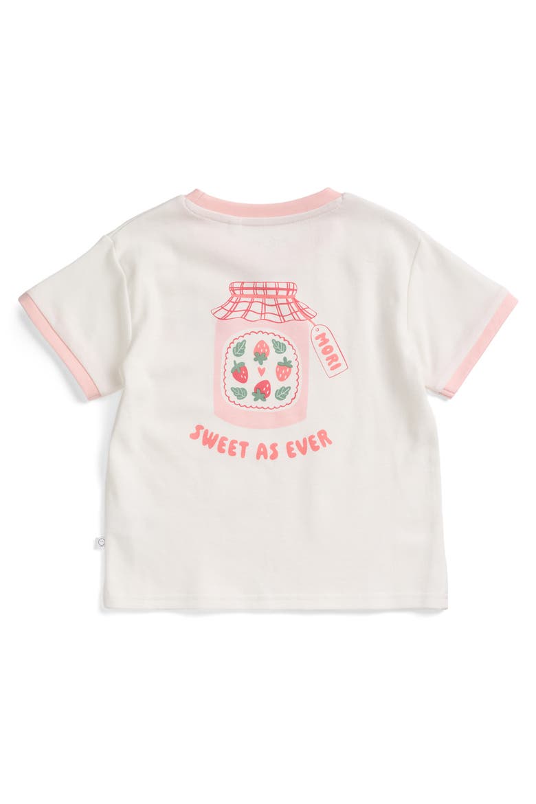 Oversized Printed T-Shirt, Alternate, color, Strawberry Crystal Rose