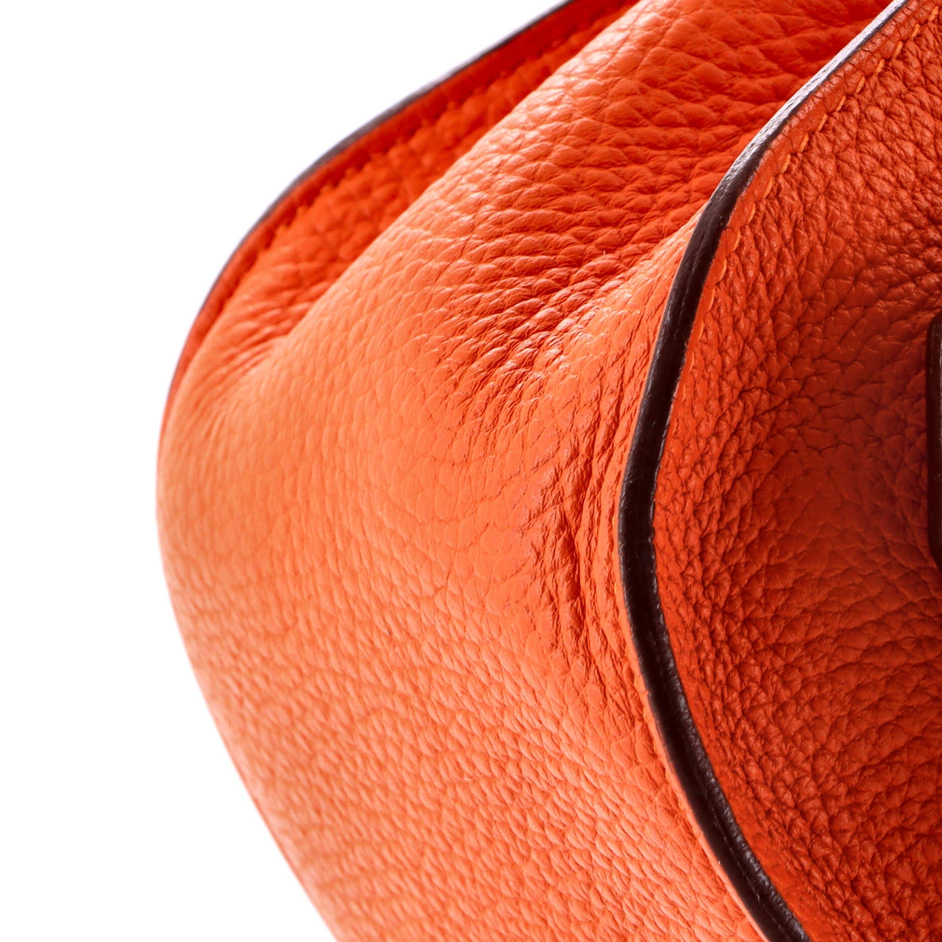 Pre-Owned Hermes Jypsiere Bag Clemence 28, Alternate, color, Feu