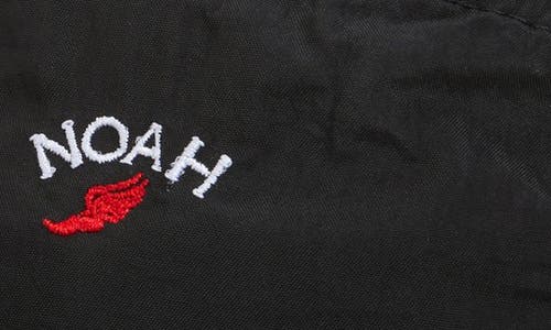 Noah Nylon Mesh Baseball Cap In Black
